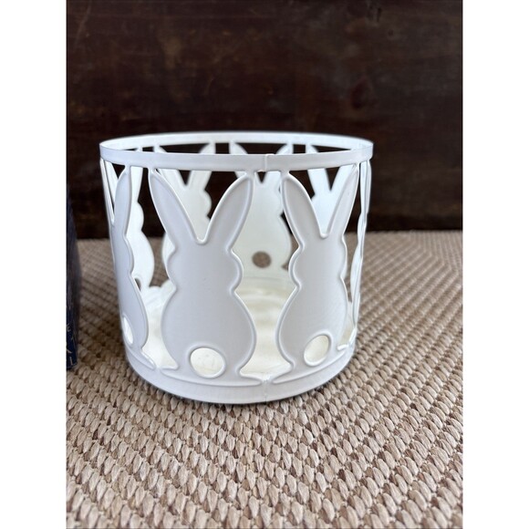 Partylite Hopper Candle Jar Holder P92758 Bunny Rabbit Easter Spring - Picture 2 of 6